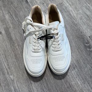 ALOHAS White Leather Low Top Lace Up Sneakers - NWOB Women’s Size US 11